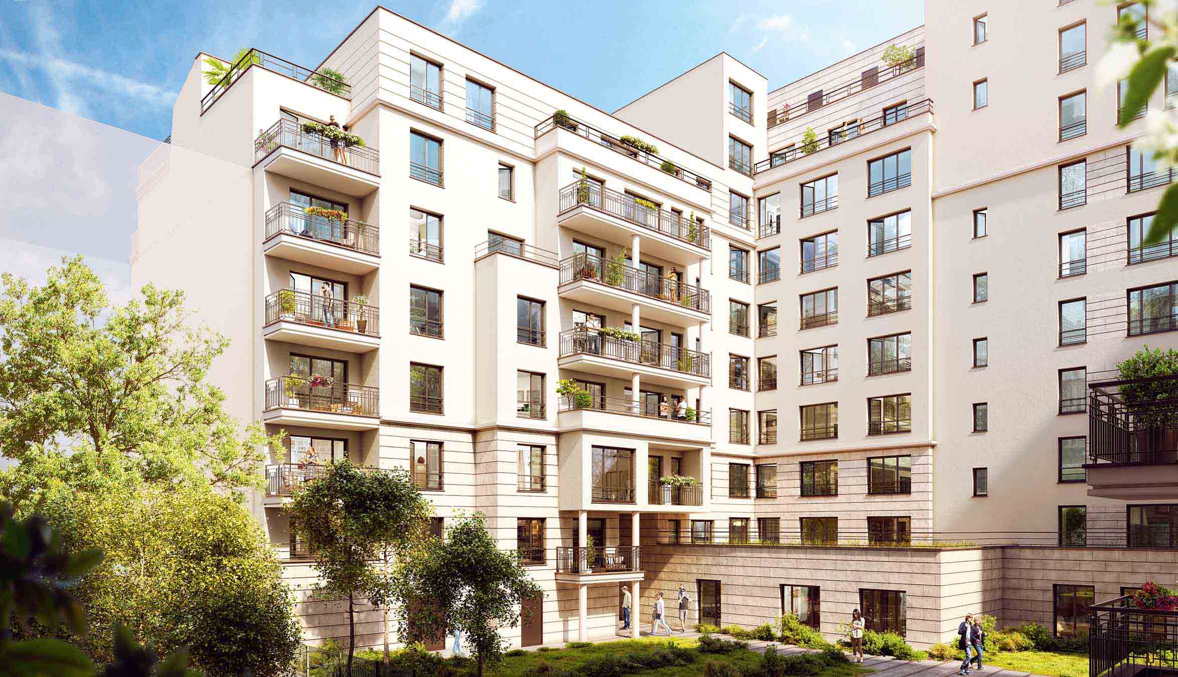 Résidence rue Malon à Suresnes